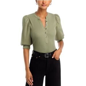 Veronica Beard Coralee Puff Sleeve Top size M medium